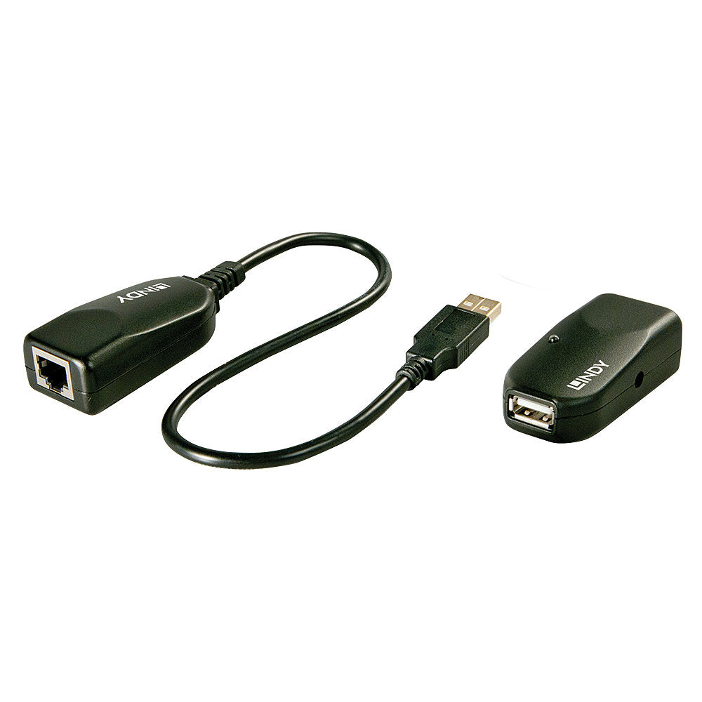 Lindy USB 2.0 CAT5 Extender (Transmitter and Receiver units)