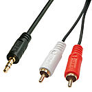 Lindy Premium - Audiokabel - RCA x 2 (M) bis Stereo Mini-Klinkenstecker (M)