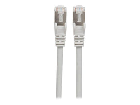 Intellinet Network Patch Cable, Cat7 Cable/Cat6A Plugs, 10m, Grey, Copper, S/FTP, LSOH / LSZH, PVC, RJ45, Gold Plated Contacts, Snagless, Booted, Polybag - Patch-Kabel - RJ-45 (M)