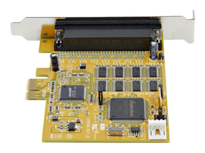 StarTech.com 8 Port PCI Express Karte - PCIe RS232 Erweiterungskarte - 16C1050 UART - Windows & Linux (PEX8S1050)