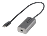 StarTech.com USB-C auf Mini DisplayPort Adapter - 4K 60Hz USB-C auf mDP Adapter Dongle - USB-Type-C zu Mini-DP-Monitor - Videokonverter - Kompatibel mit Thunderbolt 3 - 30cm Kabel (CDP2MDPEC)