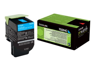 Lexmark 702HC - Hohe Ergiebigkeit - Cyan - Original