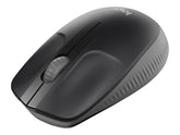 Logitech M190 - Maus - optisch - 3 Tasten - kabellos - kabelloser Empfänger (USB)