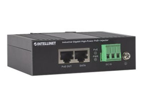 Intellinet Gigabit High-Power PoE+ Industrie-Injektor, 1 x 30 Watt-Port, IEEE 802.3at/af Power over Ethernet (PoE+/PoE)