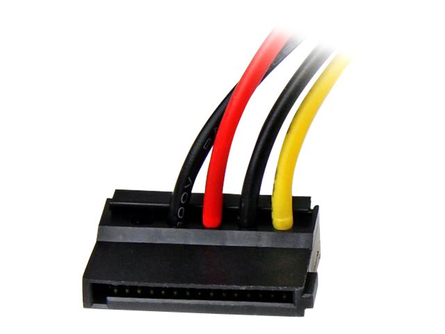 StarTech.com 15cm 4-Pin Molex auf SATA Kabel links gewinkelt - Stecker/Buchse - Netzteil - SATA-Stromstecker (M)