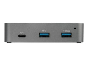 StarTech.com HB31C2A1CGS 3-Port-USB-C-Hub (LAN-Hub, 10 Gbit/s, 2x USB-A und 1x USB-C, 1m Hostkabel, powered, mit Netzteil)