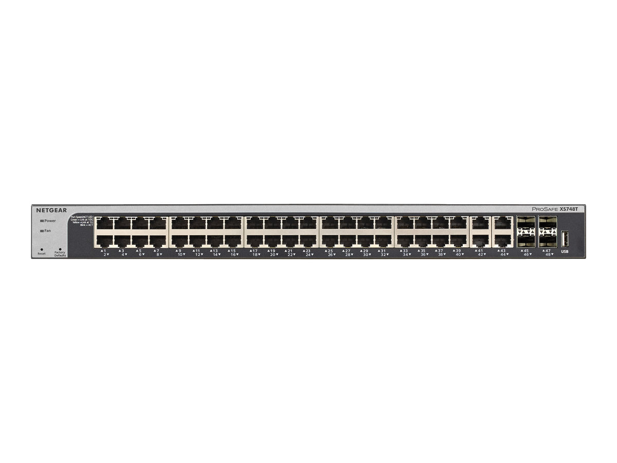 Netgear Smart XS748T - Switch - L3 Lite - Smart