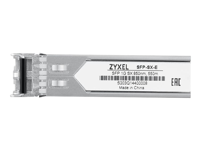 ZyXEL SFP-SX-E - SFP (Mini-GBIC)-Transceiver-Modul - GigE - 1000Base-SX - LC Multi-Mode - bis zu 550 m - 850 nm (Packung mit 10)