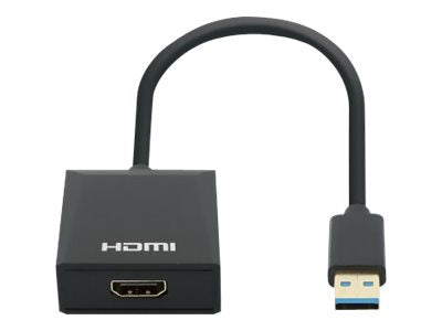 Manhattan USB-A to HDMI Cable, 1080p@60Hz, Converts USB 3.2 Gen1 (aka USB 3.0)