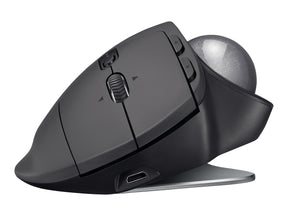 Logitech MX ERGO - Trackball - optisch - 8 Tasten - kabellos - Bluetooth, 2.4 GHz - kabelloser Empfänger (USB)