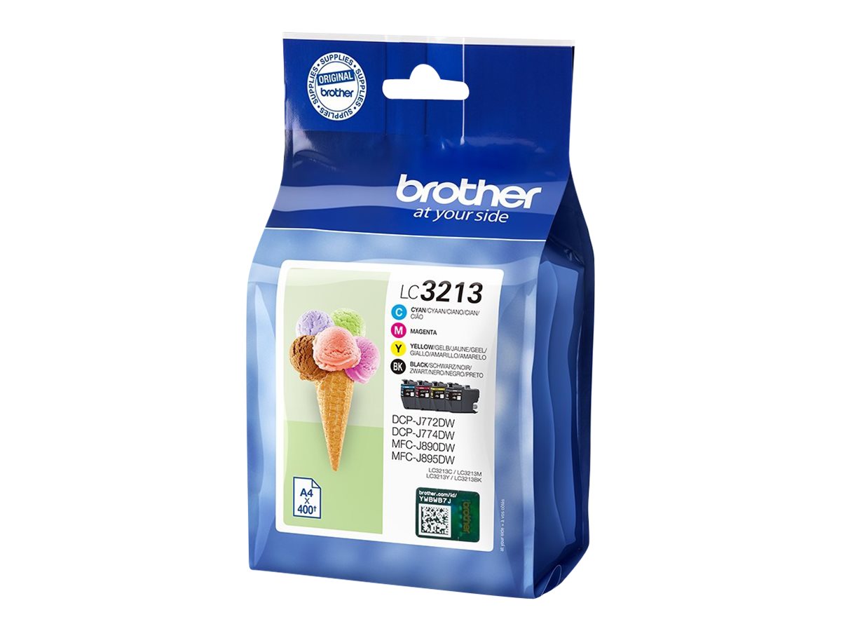 Brother LC3213 - 4er-Pack - Schwarz, Gelb, Cyan, Magenta