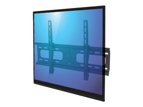 IC Intracom Manhattan TV & Monitor Mount, Wall, Tilt, 1 screen, Screen Sizes: 37-65", Black, VESA 200x200 to 600x400mm, Max 75kg, LFD, Lifetime Warranty - Klammer - für Flachbildschirm - stabiler Stahl - Bildschirmgröße: 94-177.8 cm (37"-70")