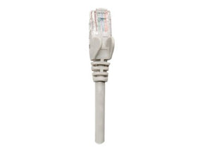 Intellinet Network Patch Cable, Cat5e, 1m, Grey, CCA, U/UTP, PVC, RJ45, Gold Plated Contacts, Snagless, Booted, Lifetime Warranty, Polybag - Patch-Kabel - RJ-45 (M)