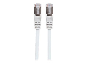 Intellinet Network Patch Cable, Cat6, 1m, White, Copper, S/FTP, LSOH / LSZH, PVC, RJ45, Gold Plated Contacts, Snagless, Booted, Polybag - Patch-Kabel - RJ-45 (M)