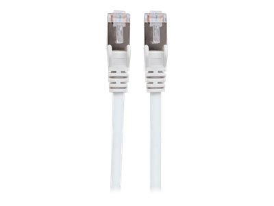 Intellinet Network Patch Cable, Cat6, 1m, White, Copper, S/FTP, LSOH / LSZH, PVC, RJ45, Gold Plated Contacts, Snagless, Booted, Polybag - Patch-Kabel - RJ-45 (M)