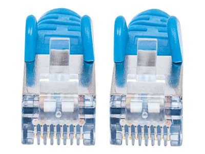 Intellinet Network Patch Cable, Cat7 Cable/Cat6A Plugs, 20m, Blue, Copper, S/FTP, LSOH / LSZH, PVC, RJ45, Gold Plated Contacts, Snagless, Booted, Polybag - Patch-Kabel - RJ-45 (M)