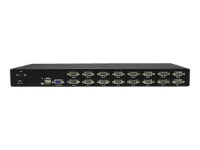 StarTech.com 16 Port 1U Rackmount USB KVM Switch with OSD (SV1631DUSBU)