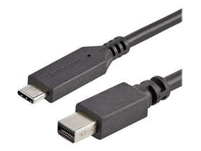 StarTech.com 1,8m USB-C auf Mini DisplayPort Kabel - USB C zu mDP Kabel - 4K 60Hz - Schwarz - DisplayPort-Kabel - USB-C (M)