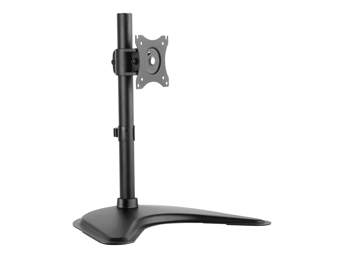 Tripp TV Desk Mount Monitor Stand Single-Display Swivel Tilt for 13" to 27" Displays - Aufstellung - full-motion - für Monitor - Stahl - Schwarz - Bildschirmgröße: 33-68.6 cm (13"-27")