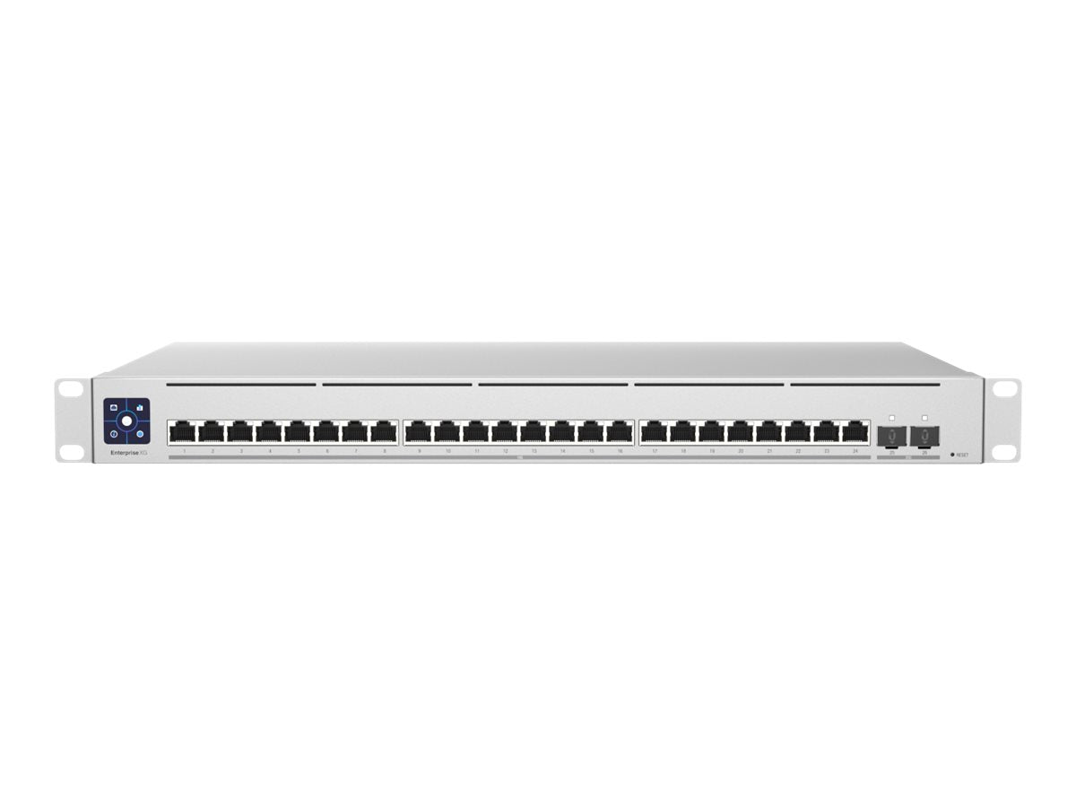 UbiQuiti UniFi Enterprise XG 24 - Switch - L3 - managed - 24 x 100/1000/2.5G/5G/10GBase-T + 2 x 25 Gigabit SFP28 (Uplink)