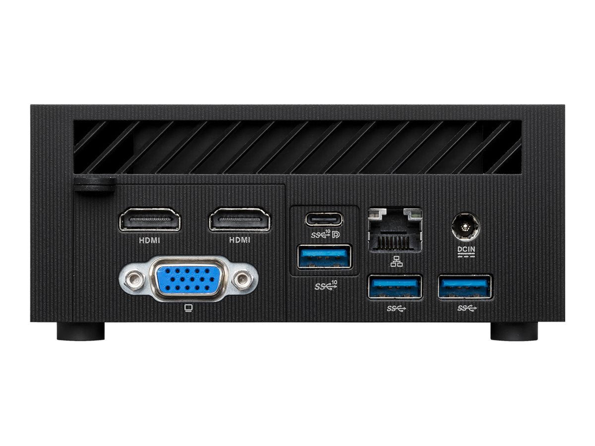 ASUS Mini PC PN52 BBR556HD - Barebone - Mini-PC - 1 x Ryzen 5 5600H / 3.3 GHz - RAM 0 GB - Radeon Graphics - 1GbE, 2.5GbE, Bluetooth 5.2, 802.11ax (Wi-Fi 6E)