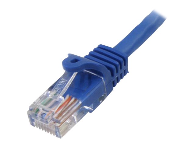 StarTech.com CAT5e Cable - 10 m Blue Ethernet Cable - Snagless CAT5e Patch Cord - CAT5e UTP Cable - RJ45 Network Cable - Patch-Kabel - RJ-45 (M)