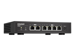 QNAP QSW-2104-2T - Switch - unmanaged - 2 x 100/1000/2.5G/5G/10GBase-T + 4 x 100/1000/2.5G