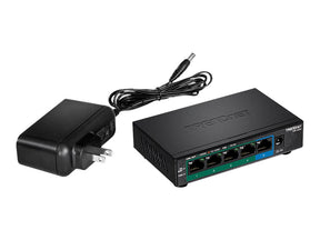 TRENDnet TPE TG52 - Switch - 4 x 10/100/1000 (PoE+)