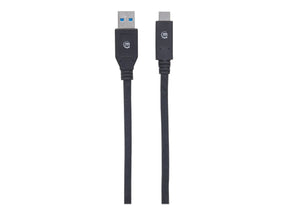 Manhattan USB-C to USB-A Cable, 3m, Male to Male, 5 Gbps (USB 3.2 Gen1 aka USB 3.0)