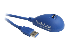 StarTech.com 1,5m SuperSpeed USB 3.0 Verlängerungskabel / Dockingkabel - Blau - Stecker / Buchse - USB-Verlängerungskabel - USB Typ A (M)