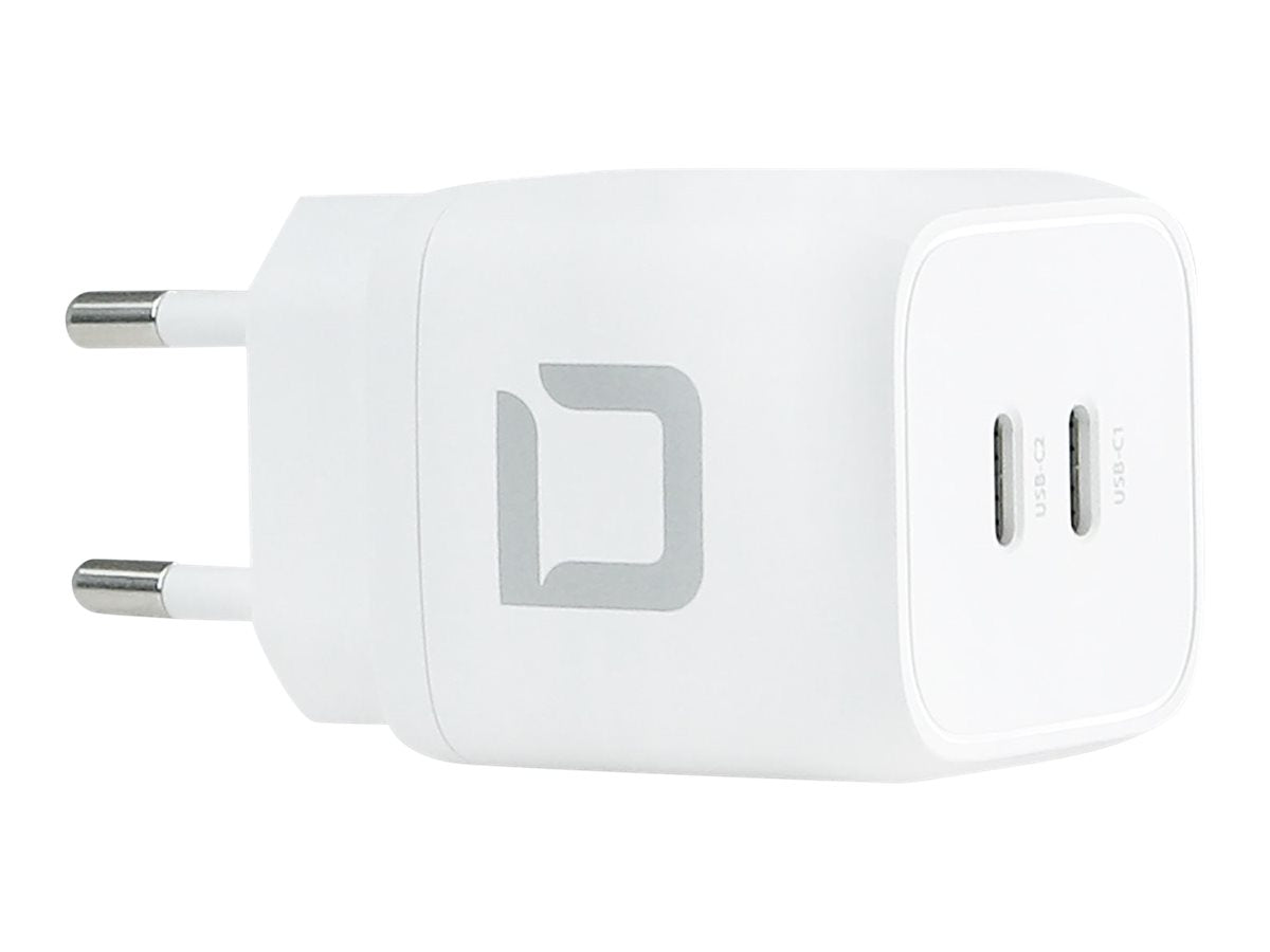 Dicota Comfort - Netzteil - 45 Watt - 2.5 A - 2 Ausgabeanschlussstellen (24 pin USB-C)