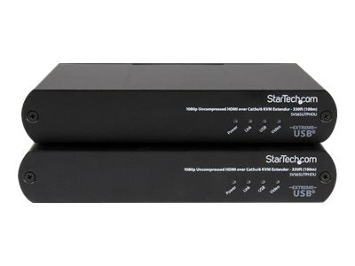 StarTech.com USB HDMI über Cat5e / 6 KVM Konsolen Extender mit 1080p unkomprimiertem Video