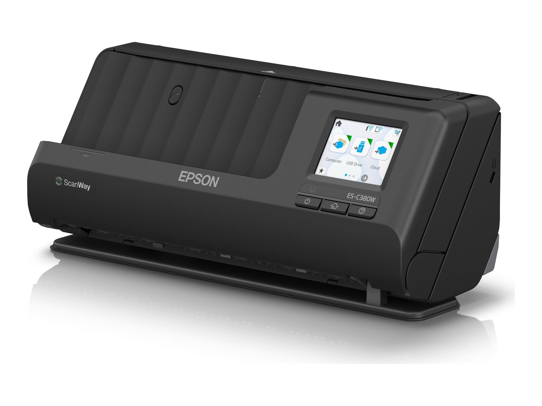 Epson ES-C380W - Einzelblatt-Scanner - Duplex - A4/Legal - 600 dpi x 600 dpi - automatischer Dokumenteneinzug (20 Seiten)