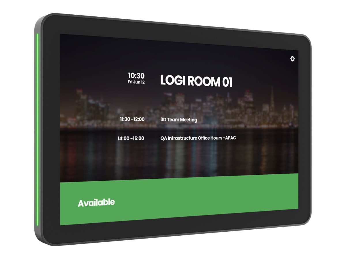 Logitech Tap Scheduler Purpose-Built Scheduling Panel for Meeting Rooms