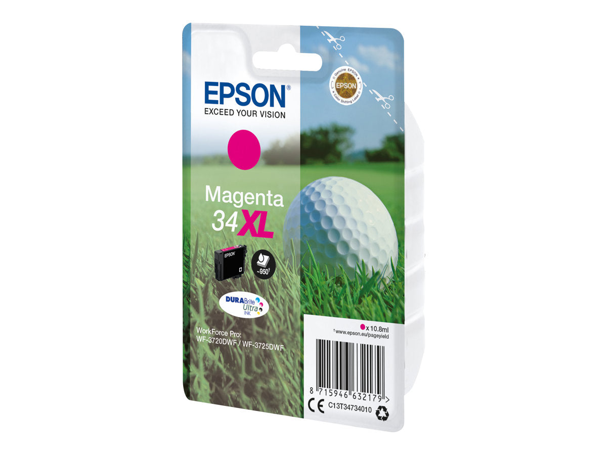 Epson 34XL - 10.8 ml - XL - Magenta - Original