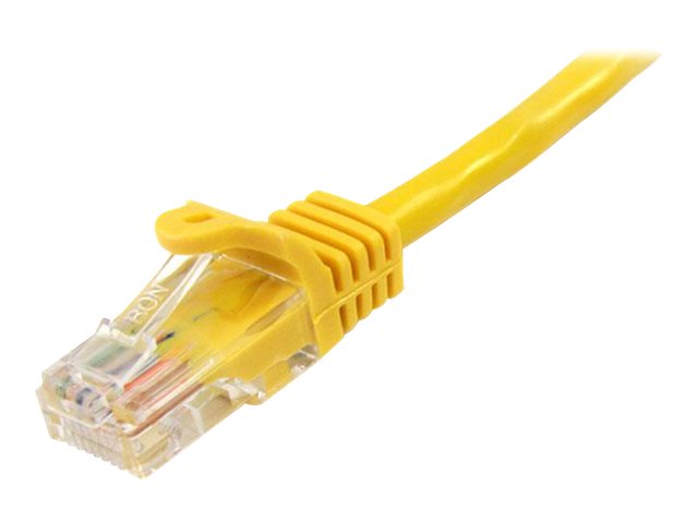 StarTech.com 10m Cat5e Ethernet Netzwerkkabel Snagless mit RJ45 - Cat 5e UTP Kabel - Gelb - Patch-Kabel - RJ-45 (M)