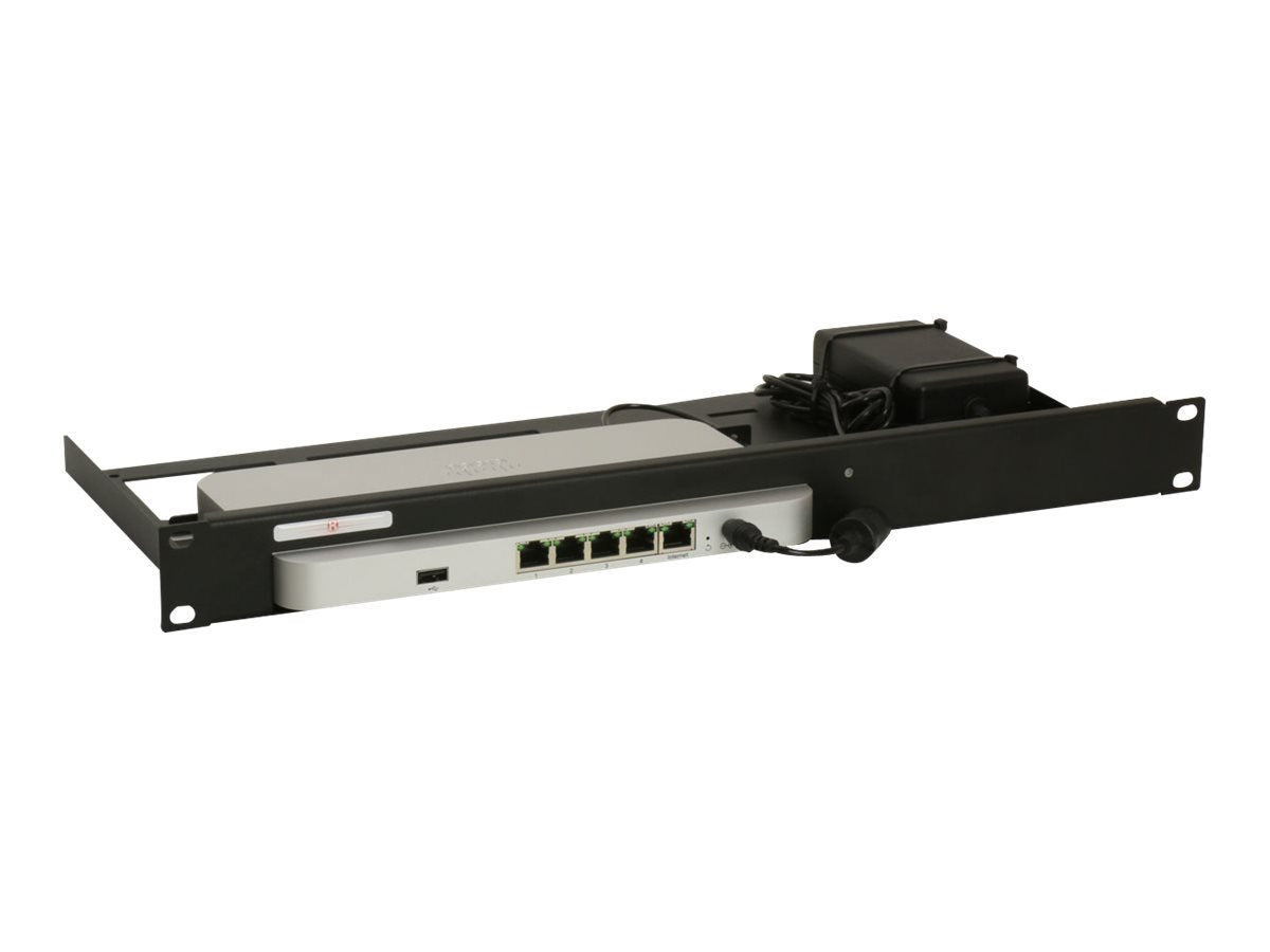 Rackmount.IT RM-CI-T4 - Netzwerk-Einrichtung - Rack montierbar - Jet Black, RAL 9005 - 1U - 48.3 cm (19")