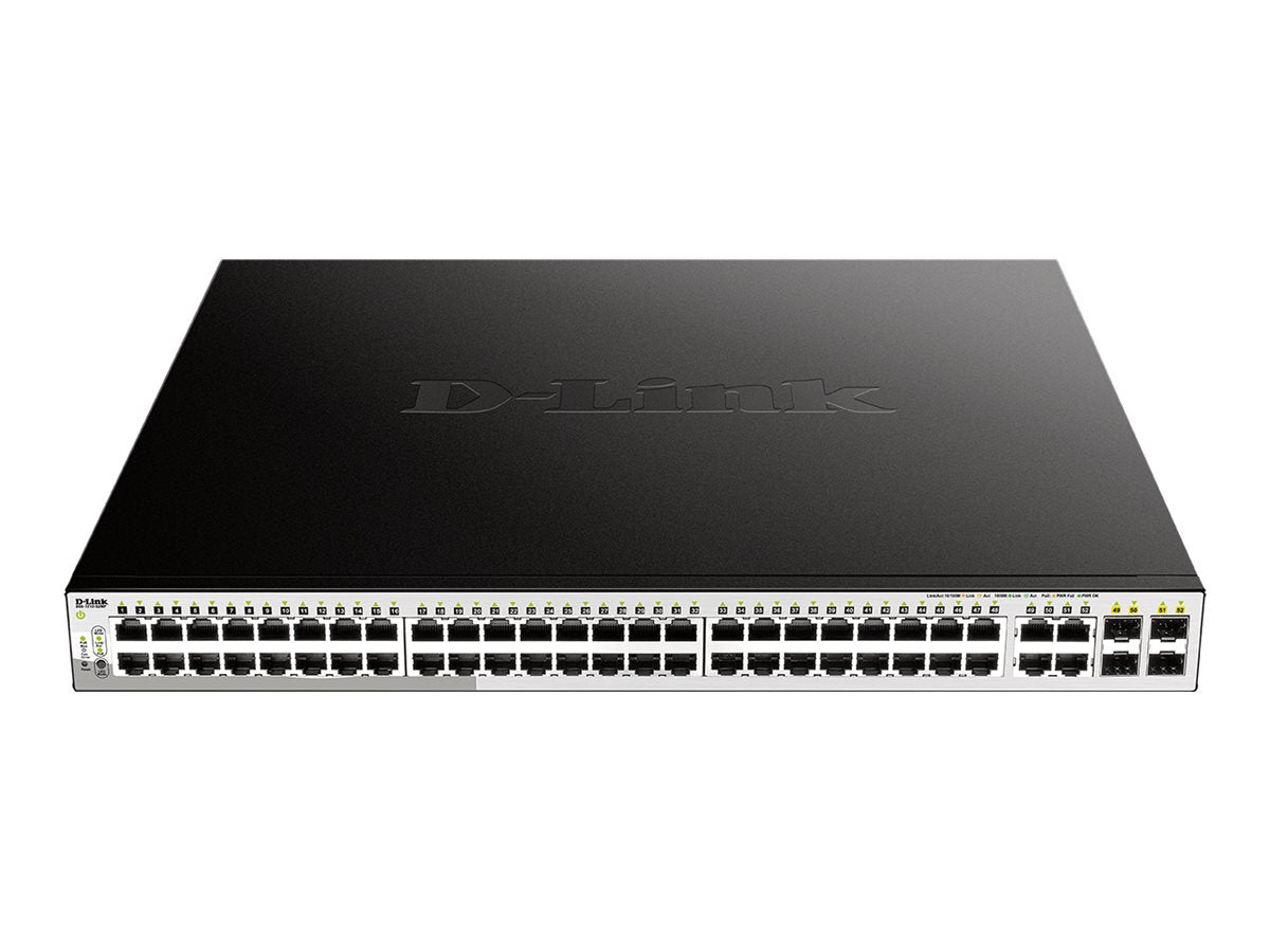 D-Link DGS 1210-52MP - Switch - Smart - 48 x 10/100/1000 (PoE)