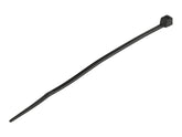 StarTech.com Kabelbinder 100x2 mm - Selbstsichernde Nylon-Kabelbinder mit Gebogener Spitze, Bündeldurchmesser bis zum 22 mm, 8 kg Zugfestigkeit, 94V-2/UL, 1000 Stück - Schwarz (CBMZT4BK)