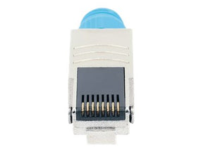 Intellinet Cat8.1 40G Shielded Toolless RJ45 Modular Field Termination Plug, For Easy and Quick High-quality Cable Assembly, Ideal for Data Centers, STP, for Solid & Stranded Wire, Gold-plated Contacts, Metal Housing - Netzwerkanschluss - RJ-45 (M)