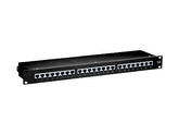 Equip Patch Panel - CAT 6e - STP - Schwarz - 1U - 48.3 cm (19")