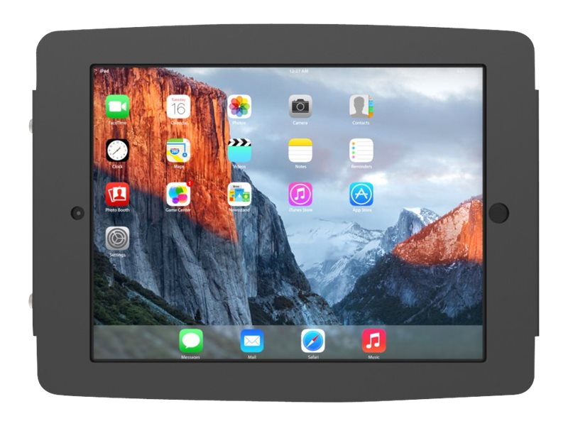 Compulocks iPad Pro 11" (1-4th Gen) Space Enclosure Wall Mount - Gehäuse - für Tablett - verriegelbar - Aluminium - Schwarz - Bildschirmgröße: 27.9 cm (11")