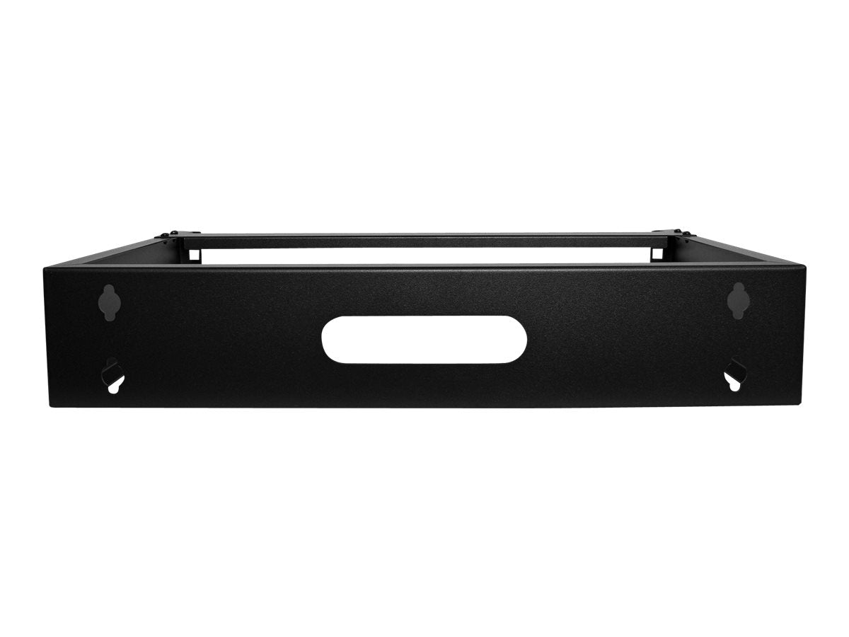 StarTech.com 2U Wall Mount Rack, 19" Wall Mount Network Rack, 14 inch Deep (Low Profile)