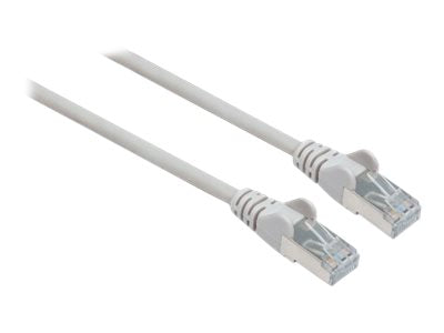 Intellinet Network Patch Cable, Cat6A, 3m, Grey, Copper, S/FTP, LSOH / LSZH, PVC, RJ45, Gold Plated Contacts, Snagless, Booted, Polybag - Patch-Kabel - RJ-45 (M)