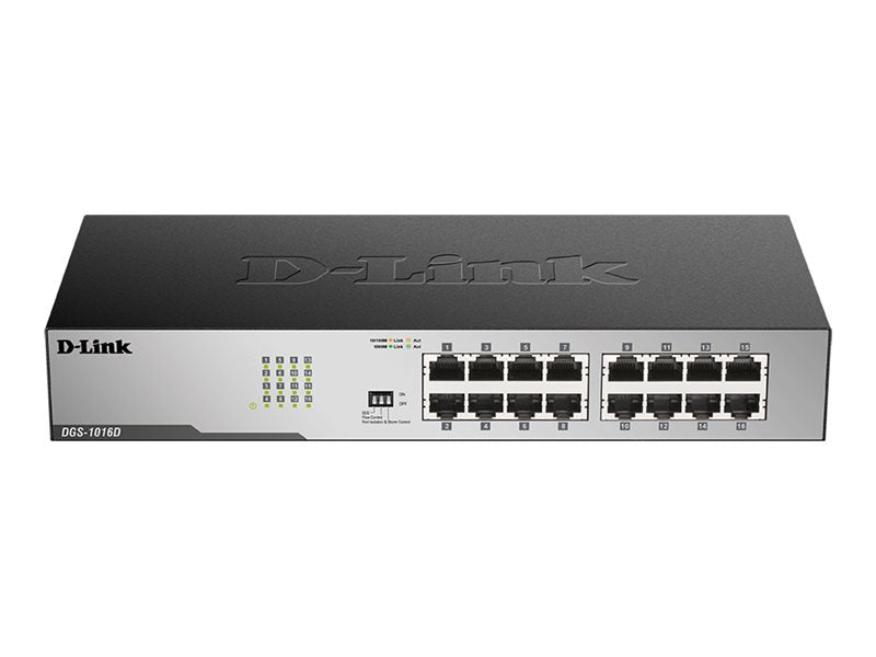 D-Link DGS 1016D - Switch - 16 x 10/100/1000