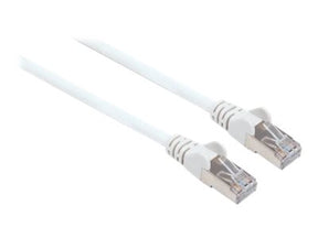 Intellinet Network Patch Cable, Cat7 Cable/Cat6A Plugs, 5m, White, Copper, S/FTP, LSOH / LSZH, PVC, RJ45, Gold Plated Contacts, Snagless, Booted, Lifetime Warranty, Polybag - Netzwerkkabel - RJ-45 (M)