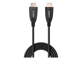 Lindy HDMI-Kabel - HDMI männlich zu HDMI männlich - 15 m - Glasfaser - Schwarz - unterstützt 8K 60 Hz (7680 x 4320)