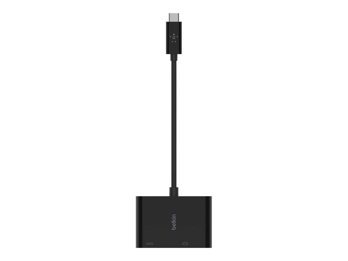 Belkin USB-C to VGA + Charge Adapter - Videoadapter - 24 pin USB-C männlich zu HD-15 (VGA)