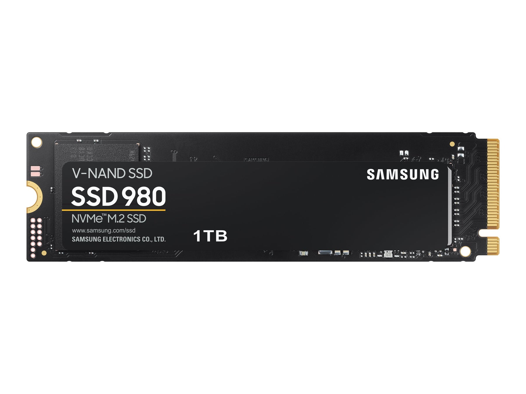 Samsung 980 MZ-V8V1T0BW - SSD - verschlüsselt - 1 TB - intern - M.2 2280 - PCIe 3.0 x4 (NVMe)