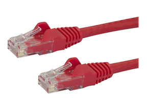 StarTech.com 2m Cat6 Gigabit Snagless Patchkabel - RJ45 UTP Netzwerkkabel mit Schutzmanschette - Cat 6 Kabel - Rot - Patch-Kabel - RJ-45 (M)